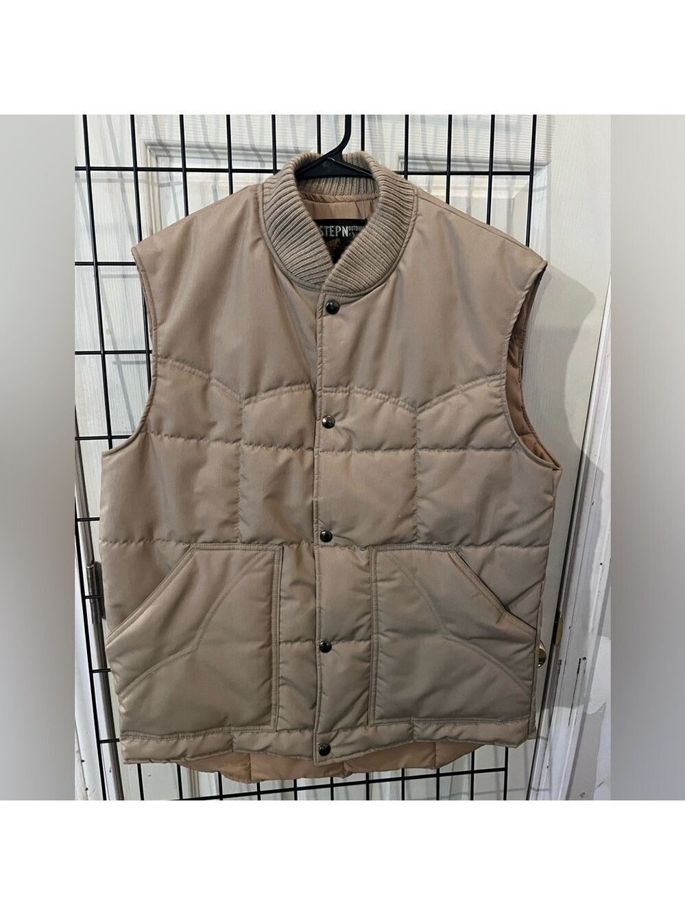 Vintage 70s Sears Quilted Vest